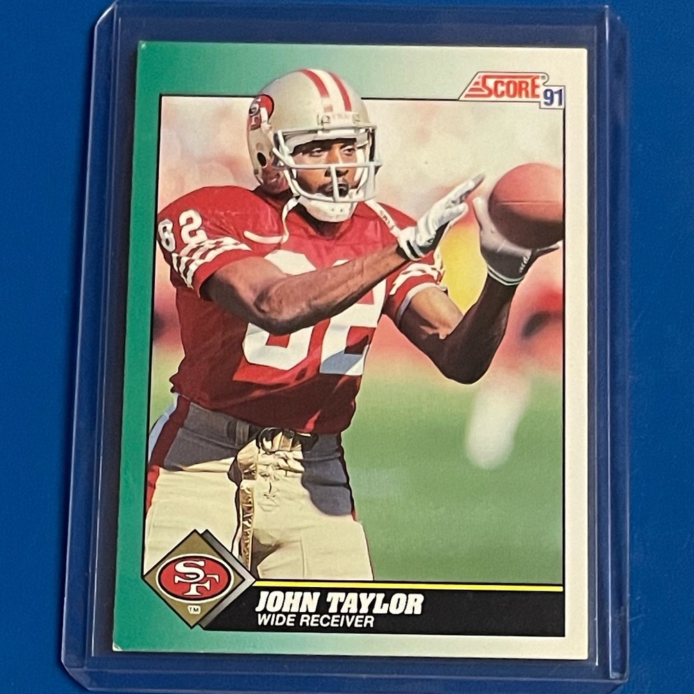 John Taylor #282 1991 Score Football Trading Card